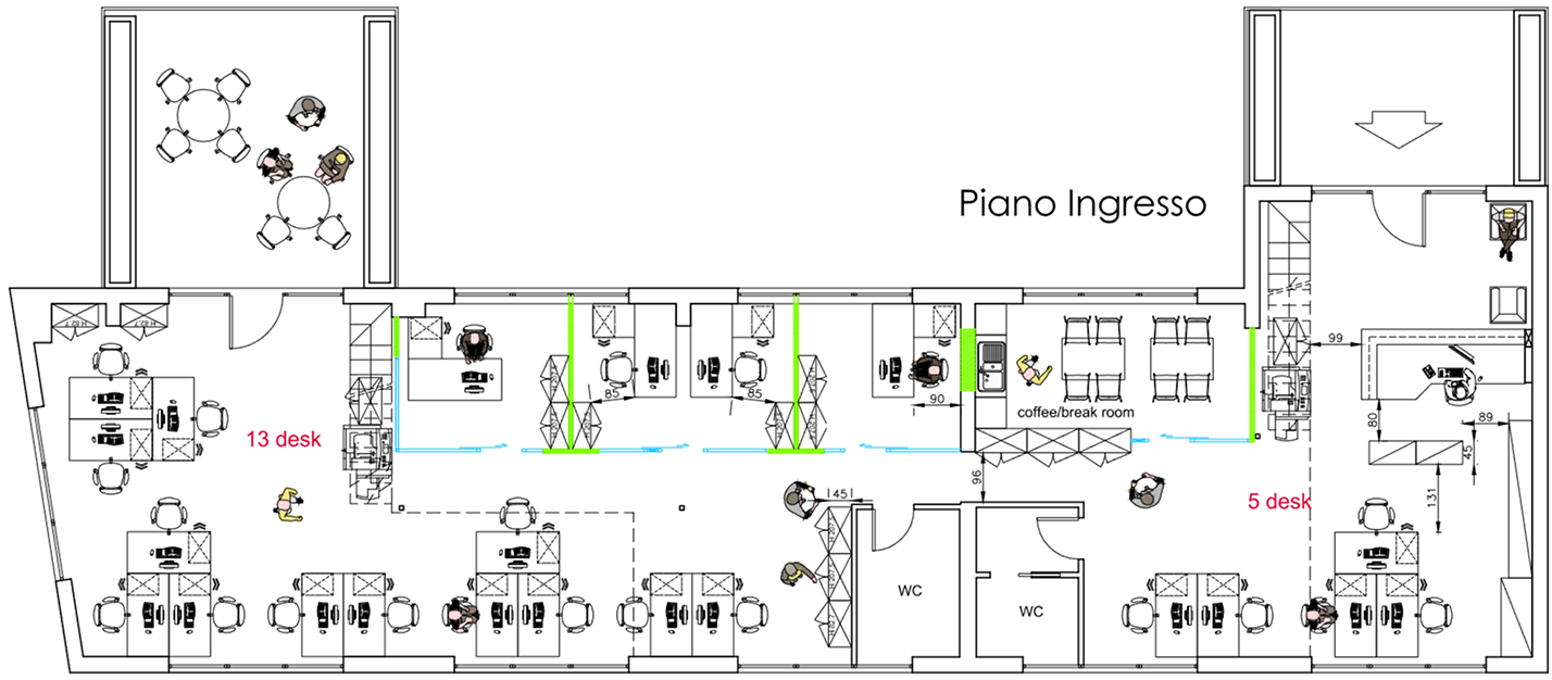 DISPOSIZIONE SCRIVANIE PER MONTAGGIO.pdf - Page 1 of 1